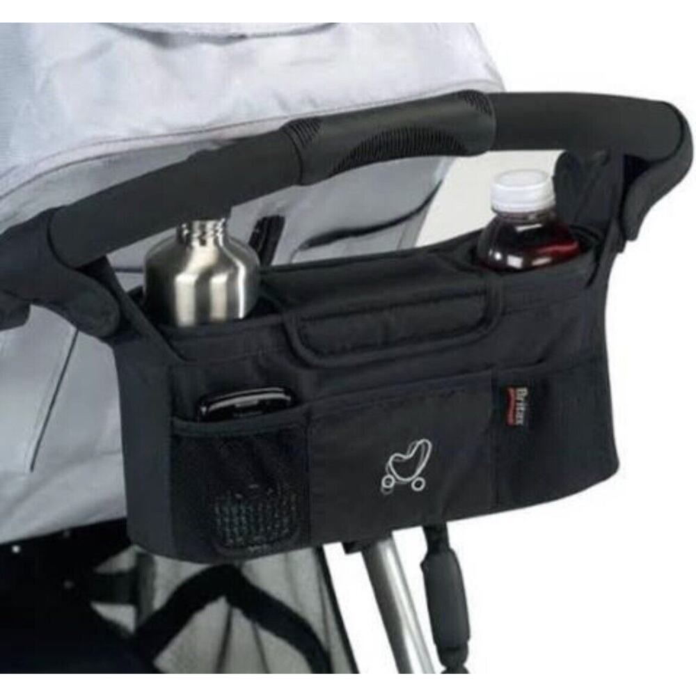 $85 Britax Stroller Organizer Cup Holders Cell Phone Pockets Magnetic Cover